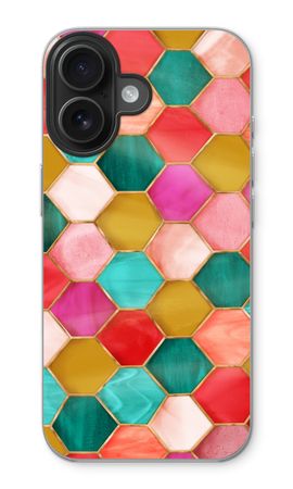 Hexagons in stained glass