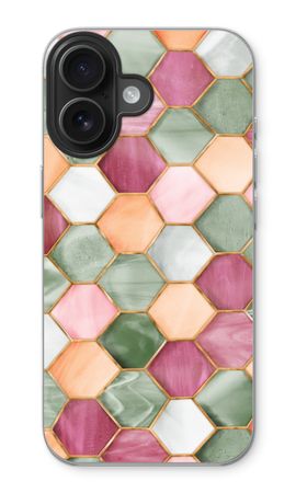 Hexagons in stained glass