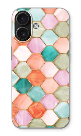 Hexagons in stained glass