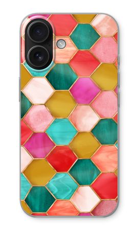 Hexagons in stained glass