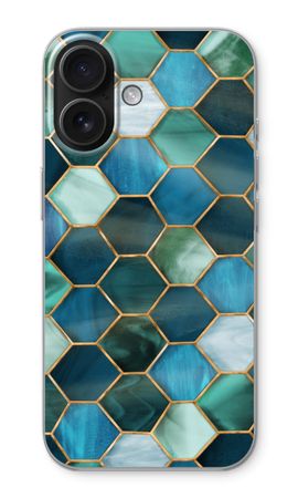 Hexagons in stained glass