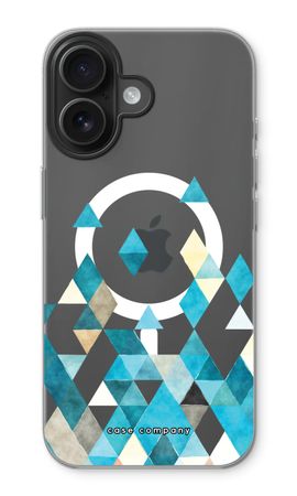 Coloured triangles blue