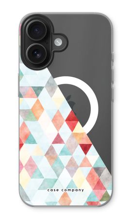 Coloured triangles pastel