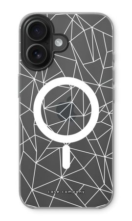 Geometric lines white