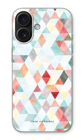 Coloured triangles pastel