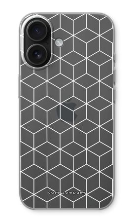 Cubes black and white