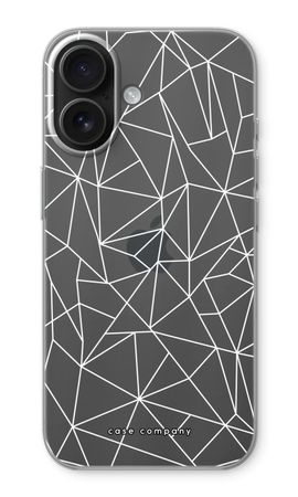Geometric lines white