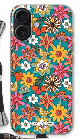 Retro Flowers N°2 - Blue