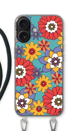 Retro Flowers - Blue