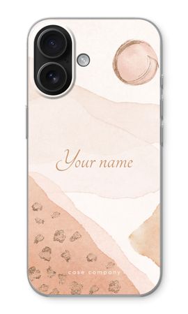 Gold Spots Namecase - Blush