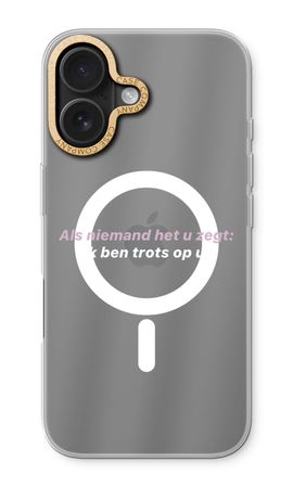 Ik ben trots op u