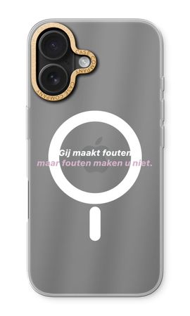 Fouten maken u niet
