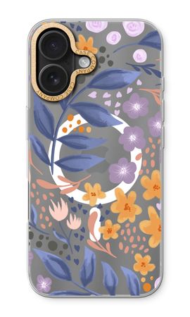 Flowers with blue leaves