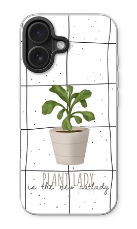 Houseplant on windowpane