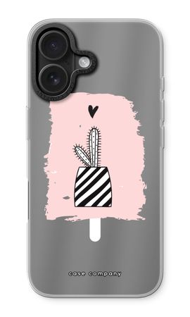 Black and white cactus