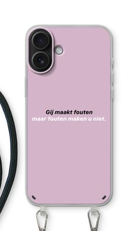 Fouten maken u niet