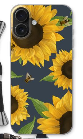 Sunflower and bees