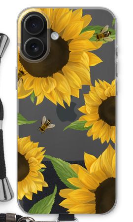 Sunflower and bees