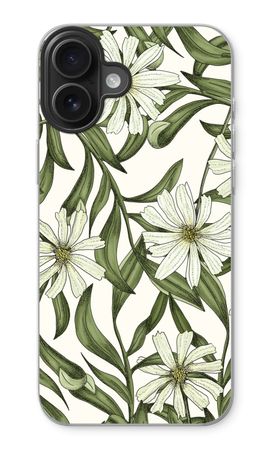 White flower pattern