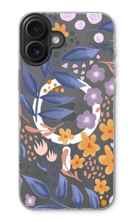 Flowers with blue leaves