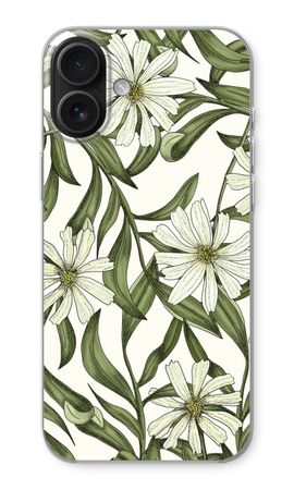 White flower pattern