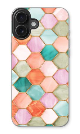 Hexagons in stained glass