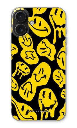 Melting smiley - Yellow