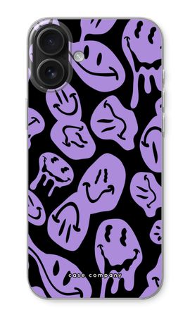 Melting Smiley - Purple
