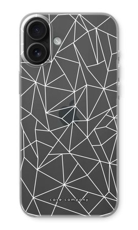 Weiße geometrische Linien