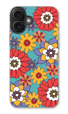 Retro Flowers - Blue