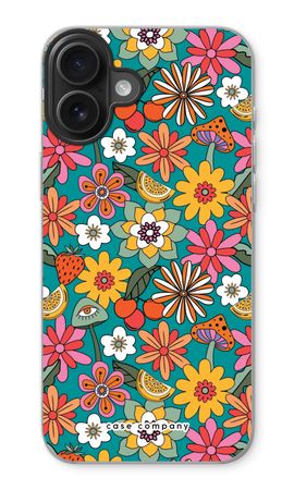 Retro Flowers N°2 - Blue