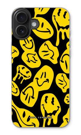 Melting smiley - Yellow