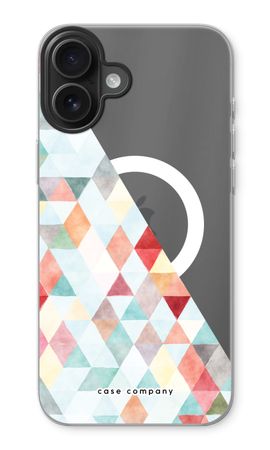 Coloured triangles pastel