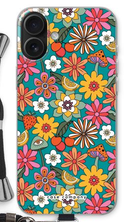 Retro Flowers N°2 - Blue