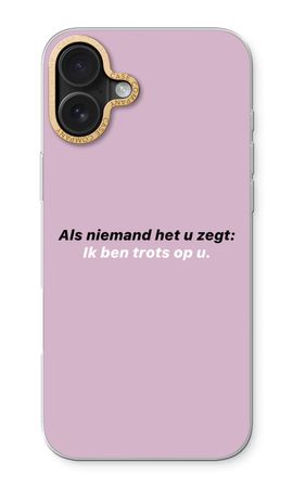 Ik ben trots op u