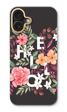 Hello in flowers