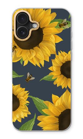 Sunflower and bees