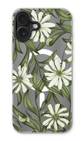 White flower pattern