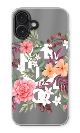 Hello in flowers