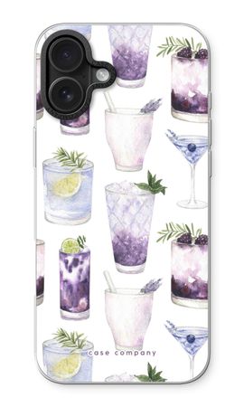 Violet cocktails