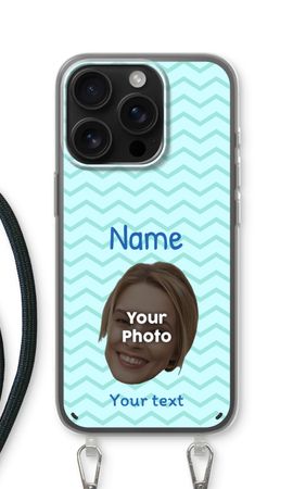 Personalisiertes Gesicht - Streifendesign