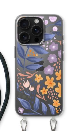 Flowers with blue leaves