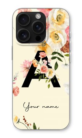 Flirty Flowers Monogram