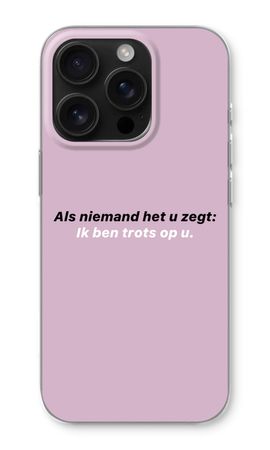 Ik ben trots op u