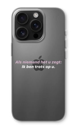 Ik ben trots op u