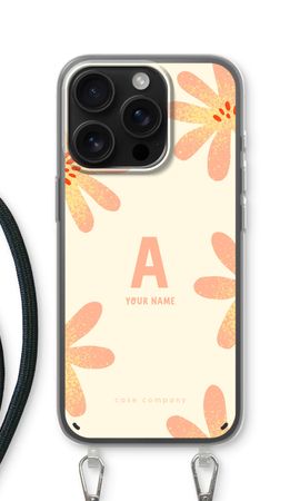 Peach Blossom Monogram