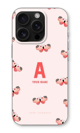 Rosy Butterflies Monogram