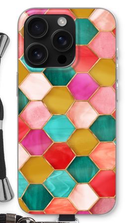 Hexagons in stained glass