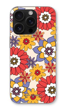 Retro Flowers - Yellow