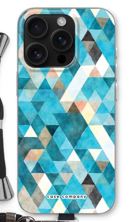 Coloured triangles blue